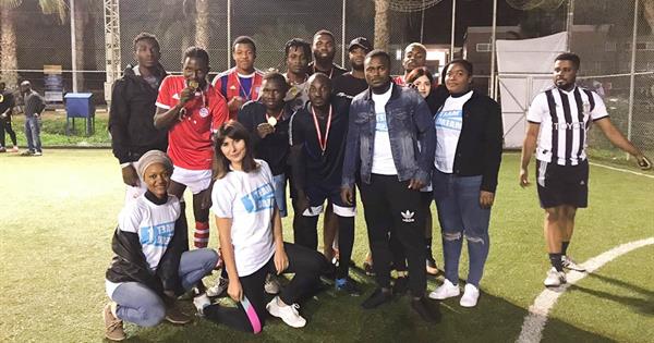 EMU Students Organize Charity Football Tournament